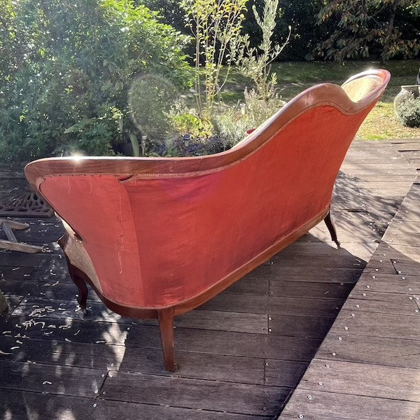 Canapé Louis Philippe 3 places, restauration