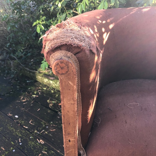 Fauteuil Tonneau anglais, restauration