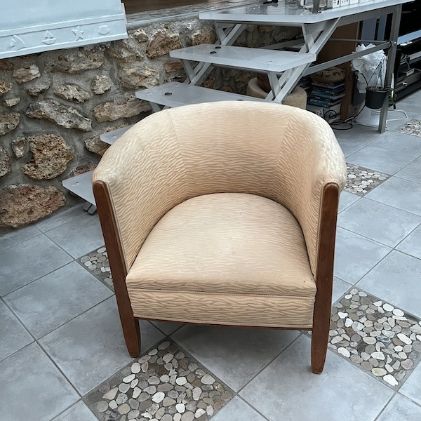 fauteuil Tonneau, restauration