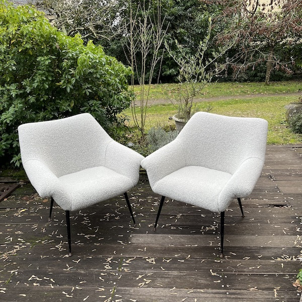 Paire de fauteuils design polonais
