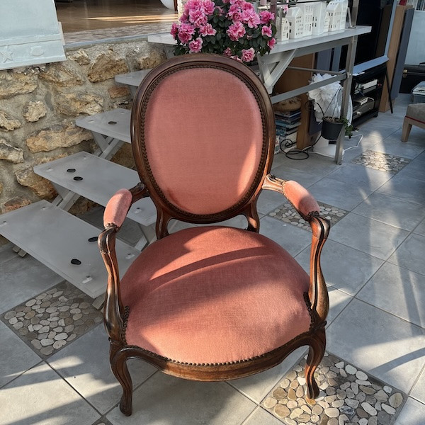 fauteuil Louis Philippe, restauration
