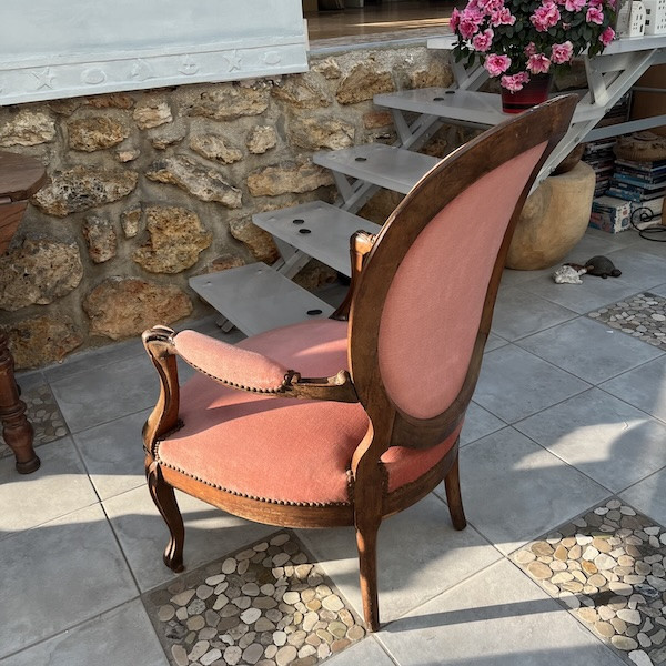 fauteuil Louis Philippe, restauration