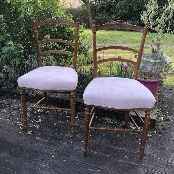 Petites chaises style Napoléon III