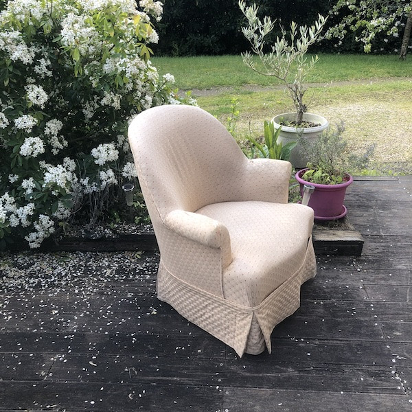 fauteuil Crapaud, restauration