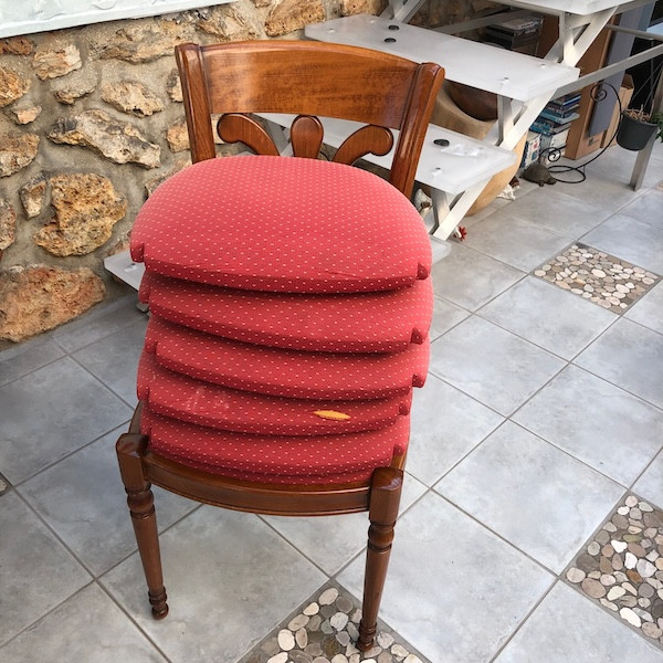 galettes de chaises, restauration