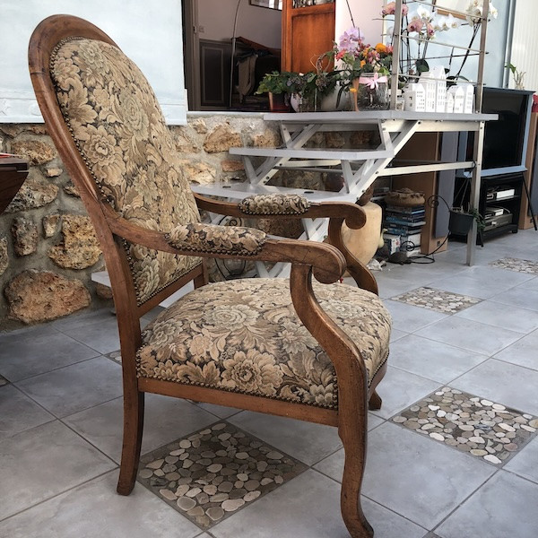 Fauteuil Voltaire, restauration