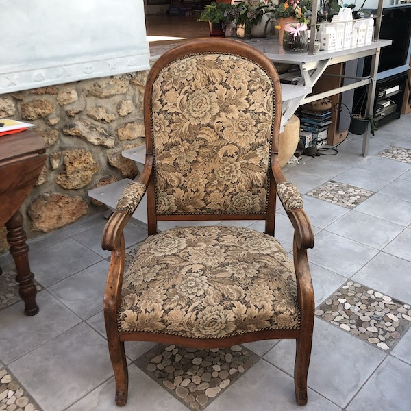 Fauteuil Voltaire, restauration
